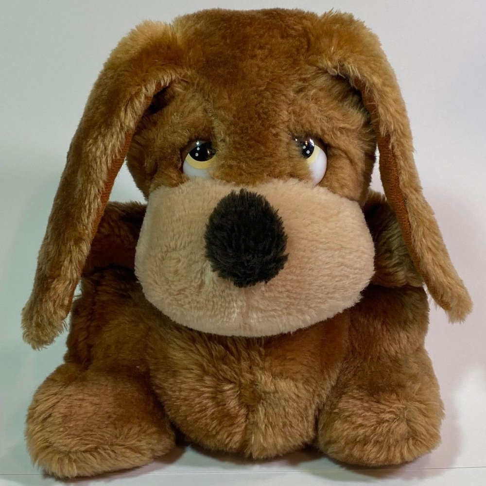 Vintage Russ Berrie Samuel Dog Puppet, Approx. 10"
